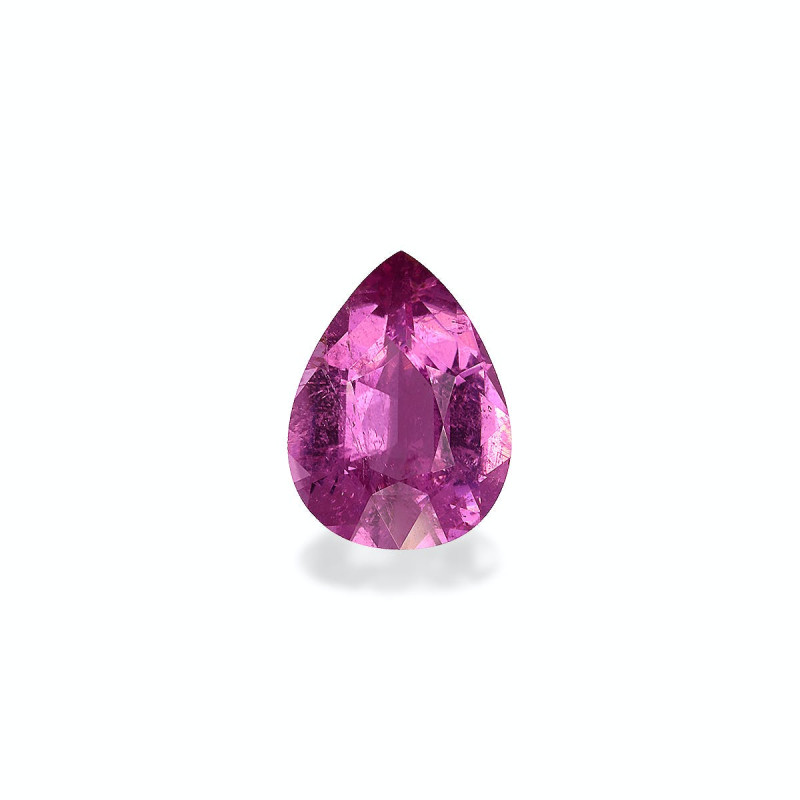 Pear-cut Cuprian Tourmaline Fuscia Pink 3.56 carats