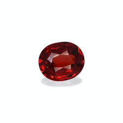 ovale geslepen spessartiet van 9,84 karaat