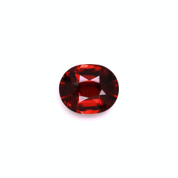 spessartite taille 椭圆形 红色...
