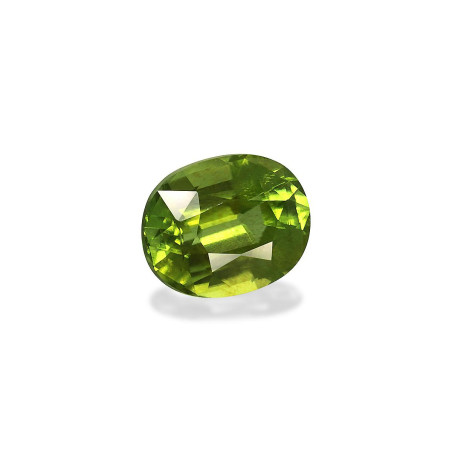Peridot lengte OVAL Limettengrün 3.66 karaten