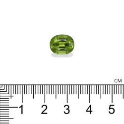 Ovale geslepen Peridot Pistache Groen 4.47 karaat