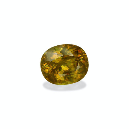 Sphen lengte OVAL Gelb 14.66 karaten