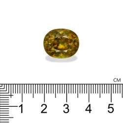 Sphene ovale snit Geel 14.66 karaat
