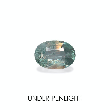 Alexandrite taille OVALE Vert 2.00 carats