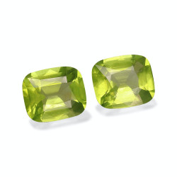 Kussen geslepen Peridot Lime Green 7.57 karaat