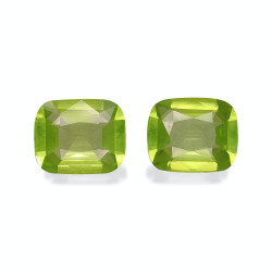 Kussen geslepen Peridot Lime Green 6.92 karaat