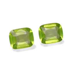 Kussen geslepen Peridot Lime Green 6.92 karaat