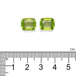Kussen geslepen Peridot Lime Green 6.92 karaat