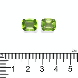 Kussen geslepen Peridot Lime Green 7.07 karaat