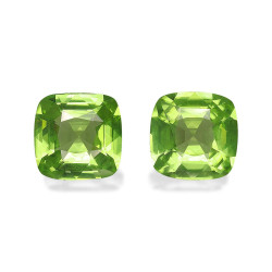 Kussen geslepen Peridot Lime Green 6.04 karaat