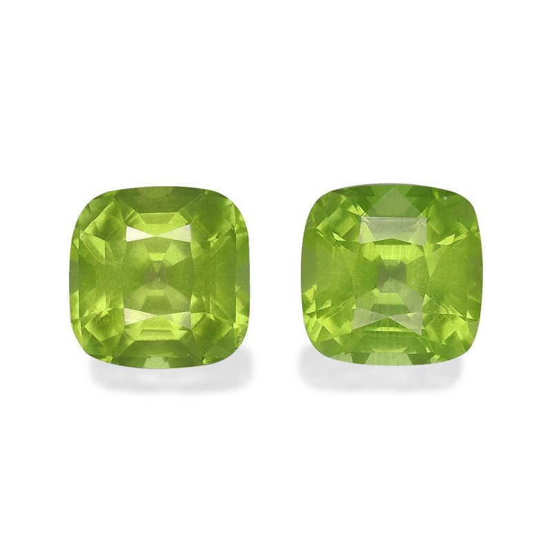 Peridot lengte KISSEN Limettengrün 5.20 karaten