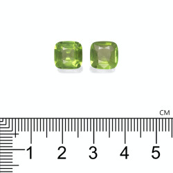 Kussen geslepen Peridot Lime Green 5,82 karaat