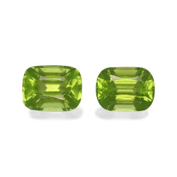 Kussen geslepen Peridot Lime Green 5.55 karaat