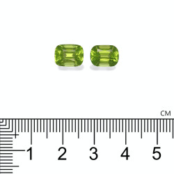 Kussen geslepen Peridot Lime Green 5.55 karaat