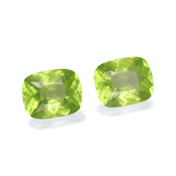Kussen geslepen Peridot Lime Green 5.71 karaat