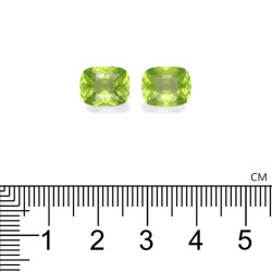 Kussen geslepen Peridot Lime Green 5.71 karaat