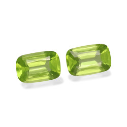 Kussen geslepen Peridot Lime Green 5.75 karaat