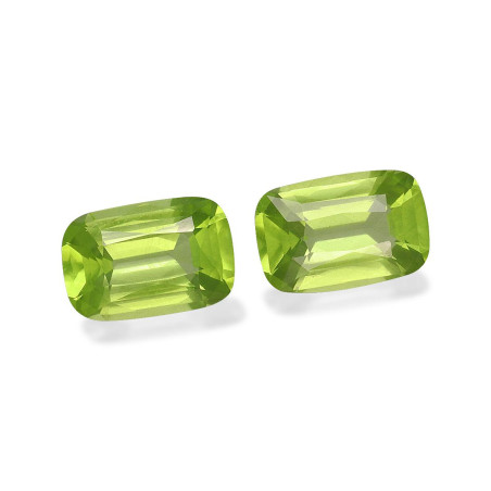 橄榄石 taille 靠垫 青柠绿 5.75 carats