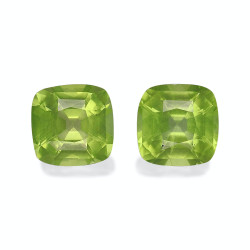 Kussen geslepen Peridot Lime Green 5.01 karaat