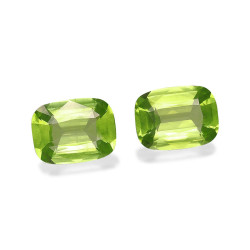Kussen geslepen Peridot Lime Green 6.12 karaat