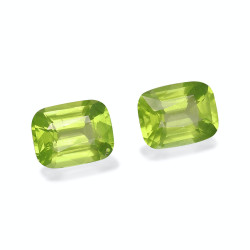 Kussen geslepen Peridot Lime Green 6.34 karaat