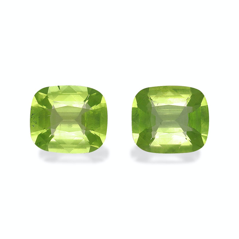 Peridot lengte KISSEN Limettengr&uuml;n 5.25 karaten