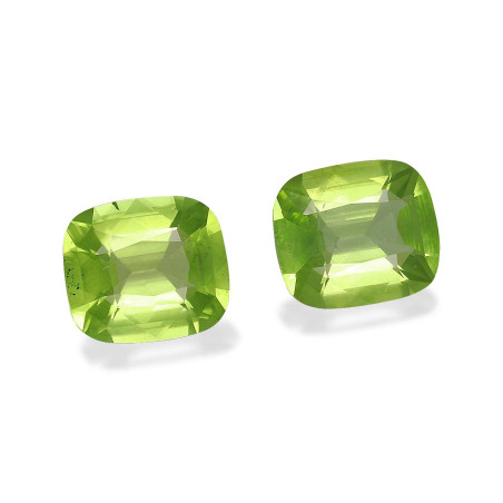 橄榄石 taille 靠垫 青柠绿 5.25 carats