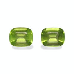 Kussen geslepen Peridot Lime Green 5.84 karaat
