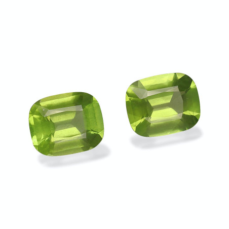 橄榄石 taille 靠垫 青柠绿 5.84 carats