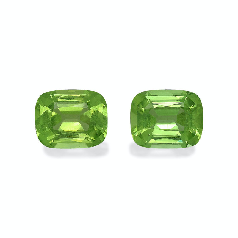 CUSHION-cut Peridot Green 6.03 carats