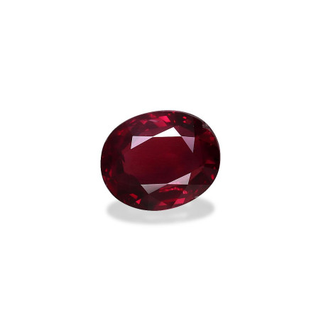 Rub&iacute;es de Mozambique taille OVALE Rojo 3.02 carats