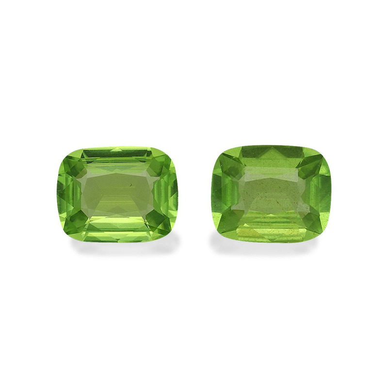 Peridot kussenmaat Pistachegroen 6.82 karaat