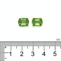 Peridot kussenmaat Pistachegroen 5.54 karaat