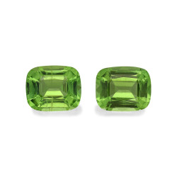 Peridot lengte KISSEN Gr&uuml;n 6.21 karaten
