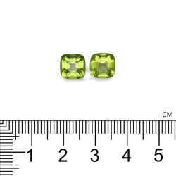 Kussen geslepen Peridot Pistache Groen 5.07 karaat