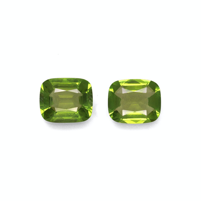 CUSHION-cut Peridot Pistachio Green 9.75 carats