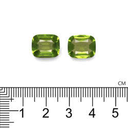 Kussen geslepen Peridot Pistache Groen 9.75 karaat