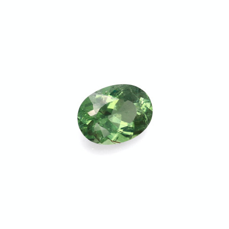 Tourmaline Paraiba lengte OVAL Baumwollgrün 5.44 karaten
