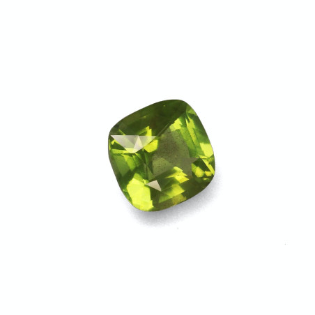 橄榄石 taille 靠垫 开心果绿 4.05 carats