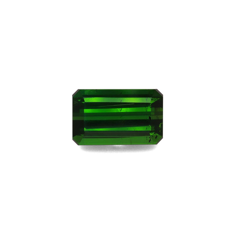 Tourmaline Verte taille RECTANGULARE Moss Green 19.43 carats