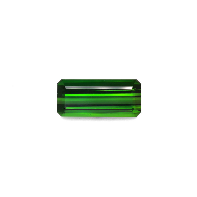 Tourmaline Verte taille RECTANGULARE Moss Green 23.13 carats
