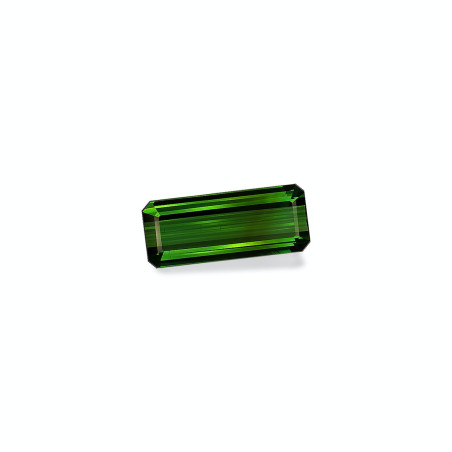 RECTANGULAR-cut Green Tourmaline Moss Green 10.77 carats