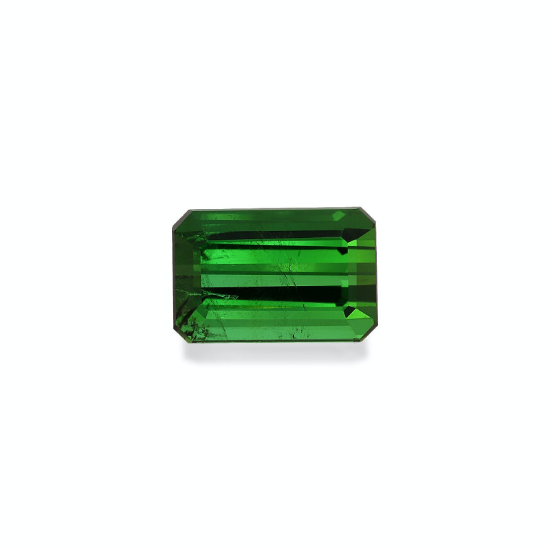 RECTANGULAR-cut Green Tourmaline Green 9.49 carats