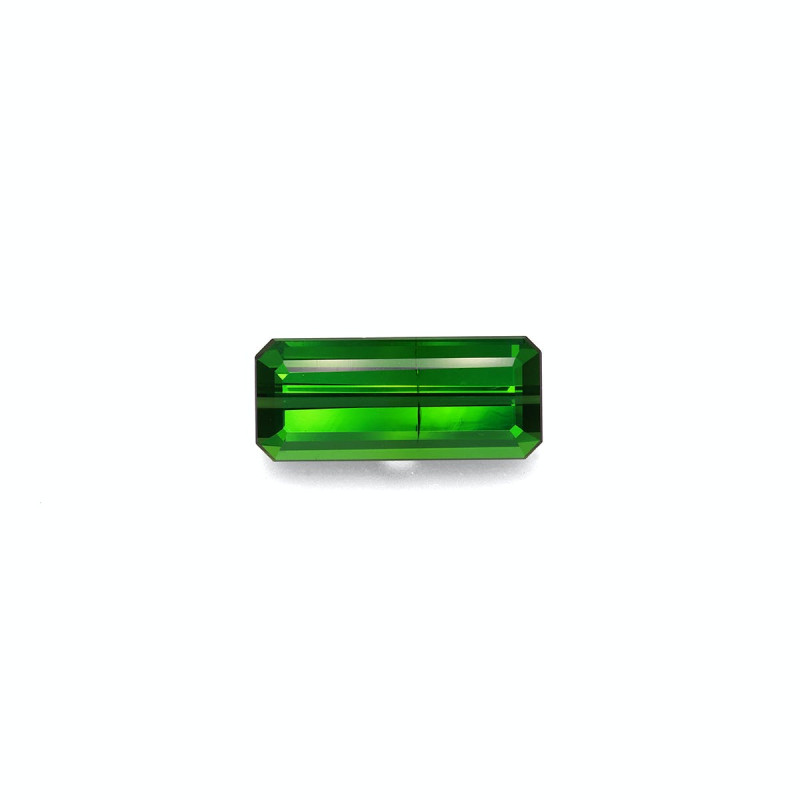 RECTANGULAR-cut Green Tourmaline Green 9.85 carats