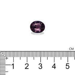 Ovale geslepen paarse Spinel Grape Purple 3,78 karaat