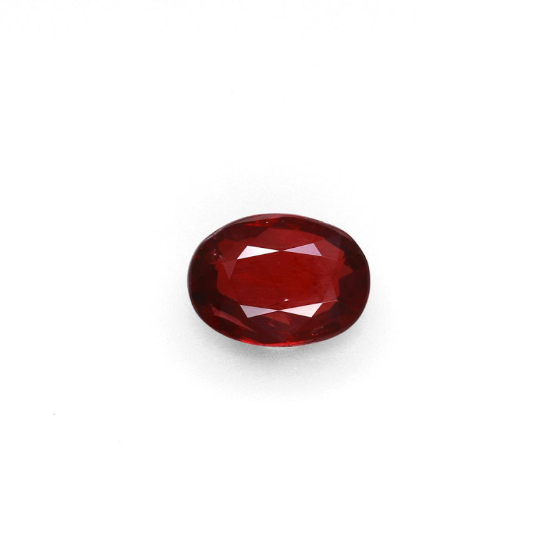 Rubis du Mozambique taille OVALE Rouge 1.57 carats