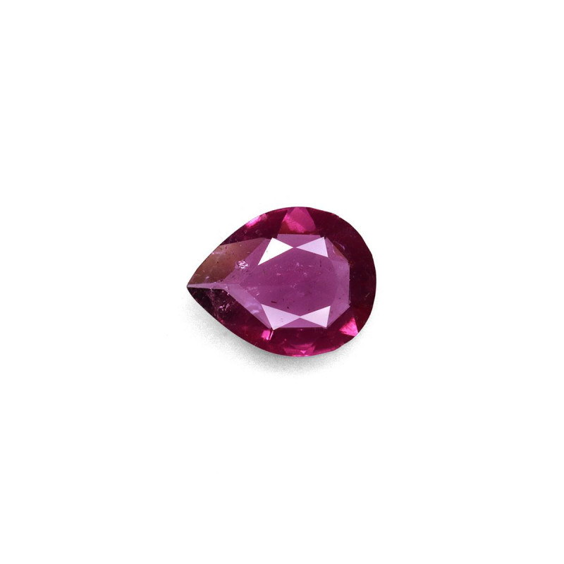 Kupfer-Turmalin lengte Birne Mauve 1.20 karaten