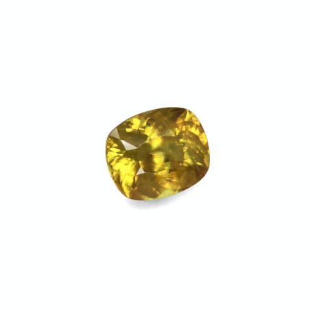 Sphene taille COUSSIN Lime Green 6.29 carats