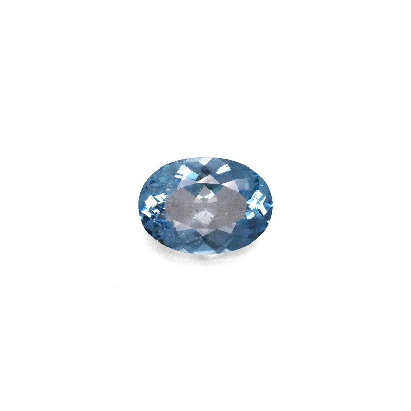 Aigue-Marine taille OVALE Ice Blue 3.73 carats