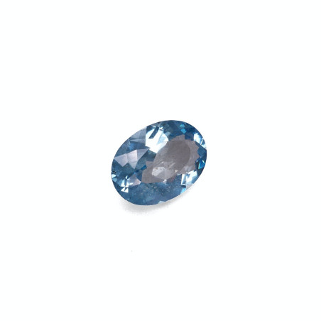 Aguamarina taille OVALE Ice Blue 3.73 carats